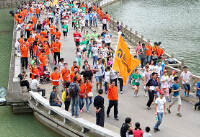 &ldquo;司能潤滑油&rdquo;在龍?zhí)讹h揚 &mdash;&mdash;暨&ldquo;積極工作  健康生活&rdquo;健步走活動